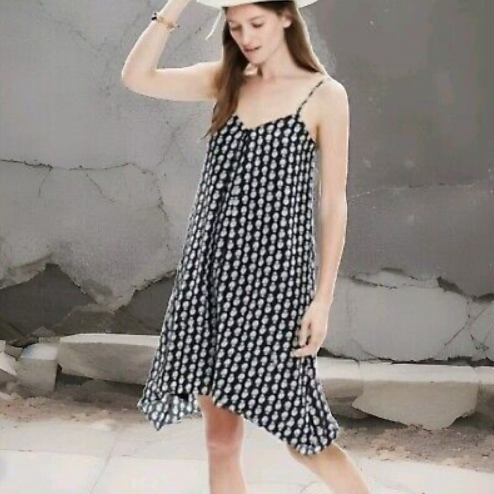 Madewell Silk Trapeze Dress - Size XS